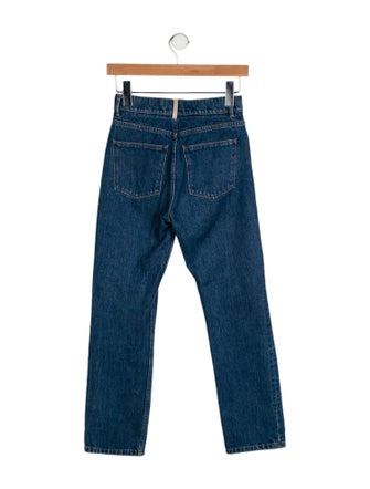 WANDLER Mid-Rise Straight Leg Jeans