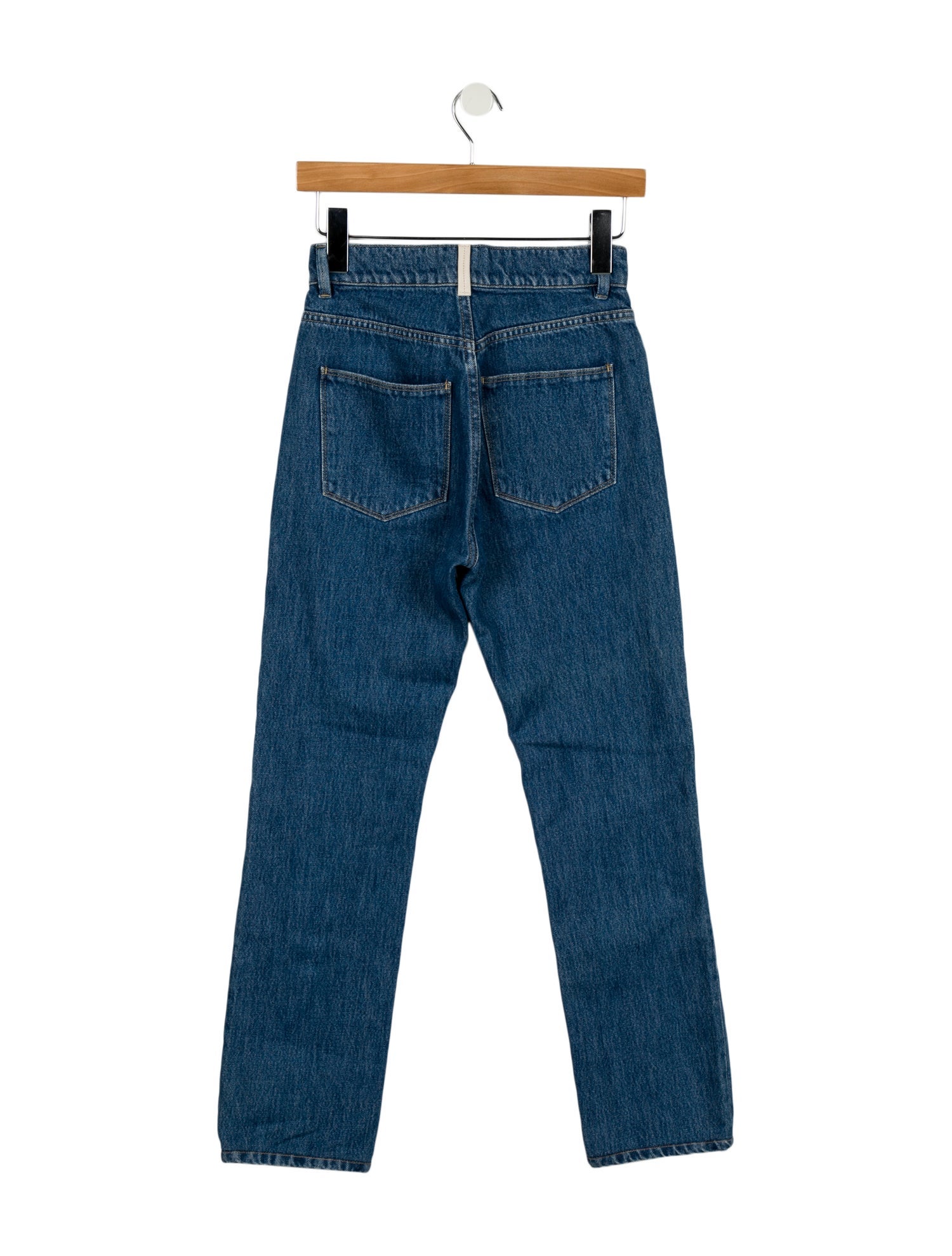 WANDLER Mid-Rise Straight Leg Jeans