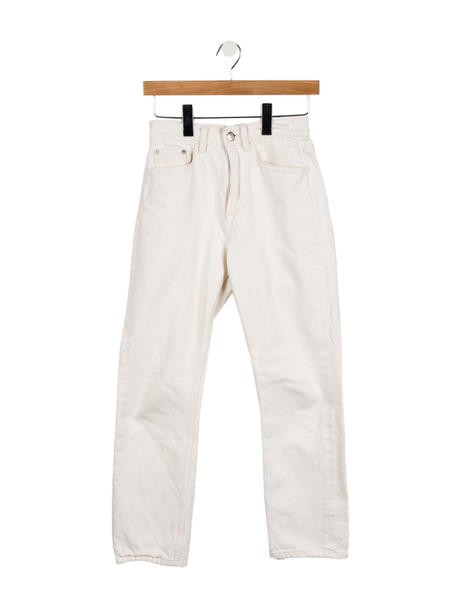 WANDLER High-Rise Straight Leg Jeans