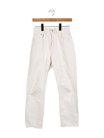 WANDLER High-Rise Straight Leg Jeans