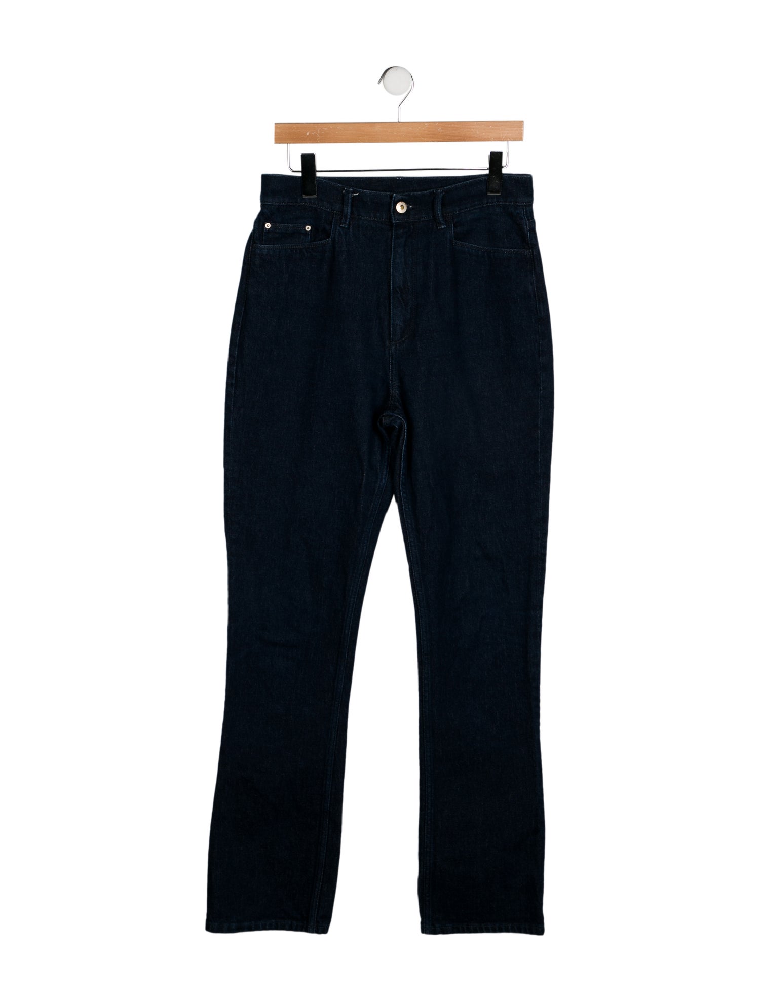 WANDLER High-Rise Straight Leg Jeans