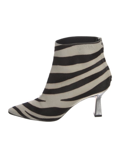 WANDLER Ponyhair Printed Sock Boots