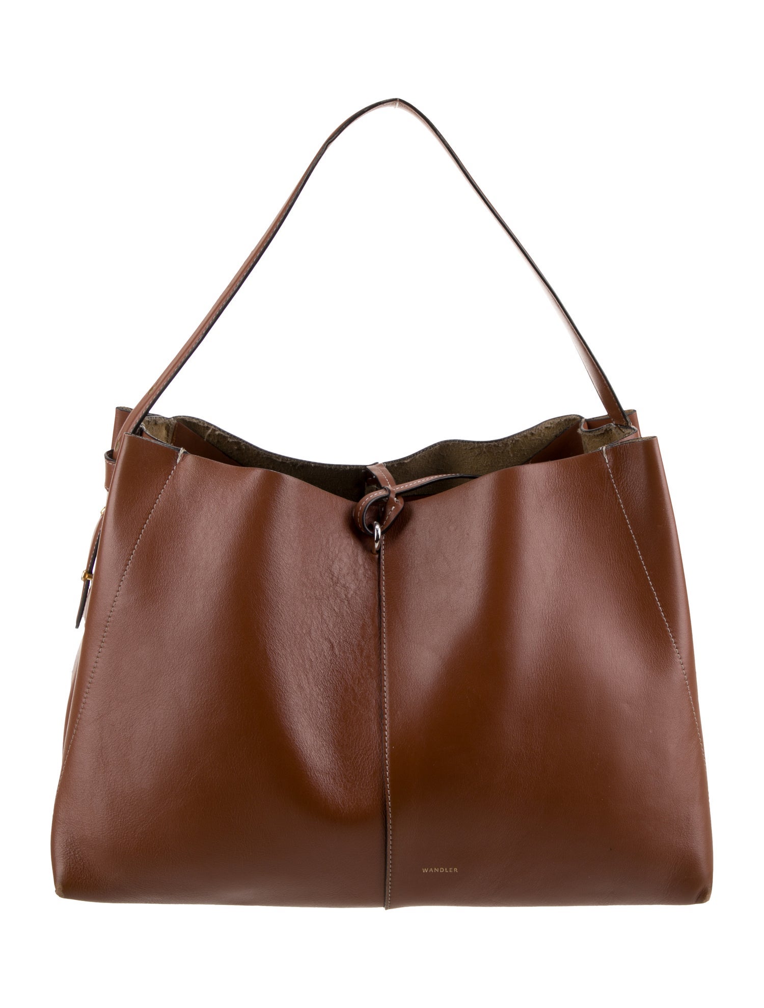 WANDLER Leather Bucket Bag