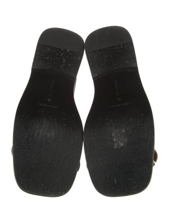 WANDLER Leather Fringe Trim Accent Loafers