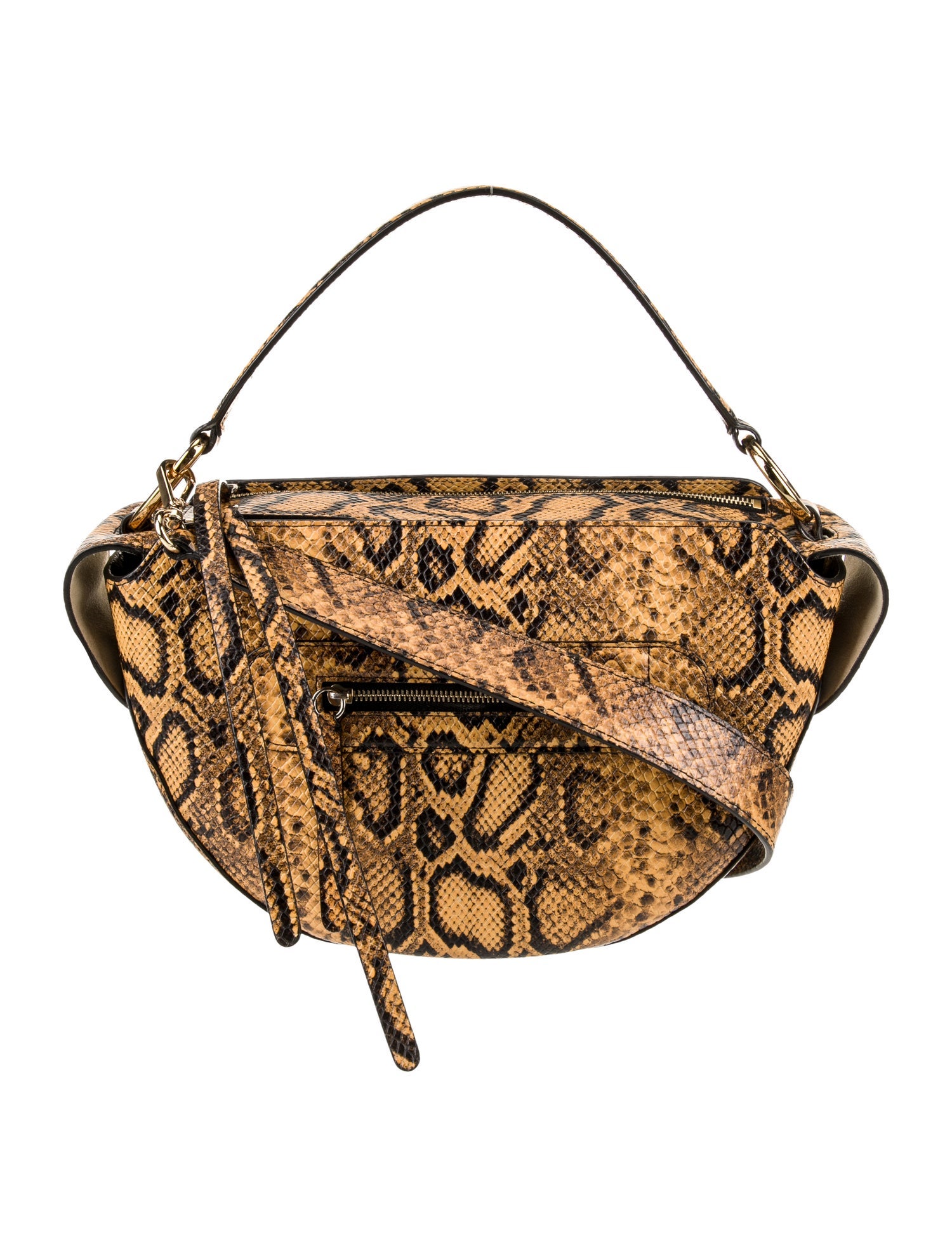 WANDLER Leather Top Handle Bag