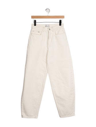 WANDLER High-Rise Straight Leg Jeans