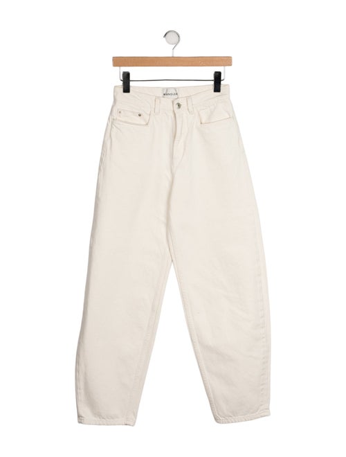 WANDLER High-Rise Straight Leg Jeans