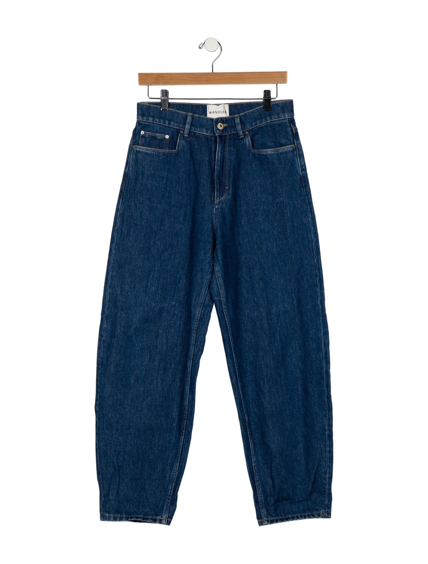 WANDLER High-Rise Straight Leg Jeans