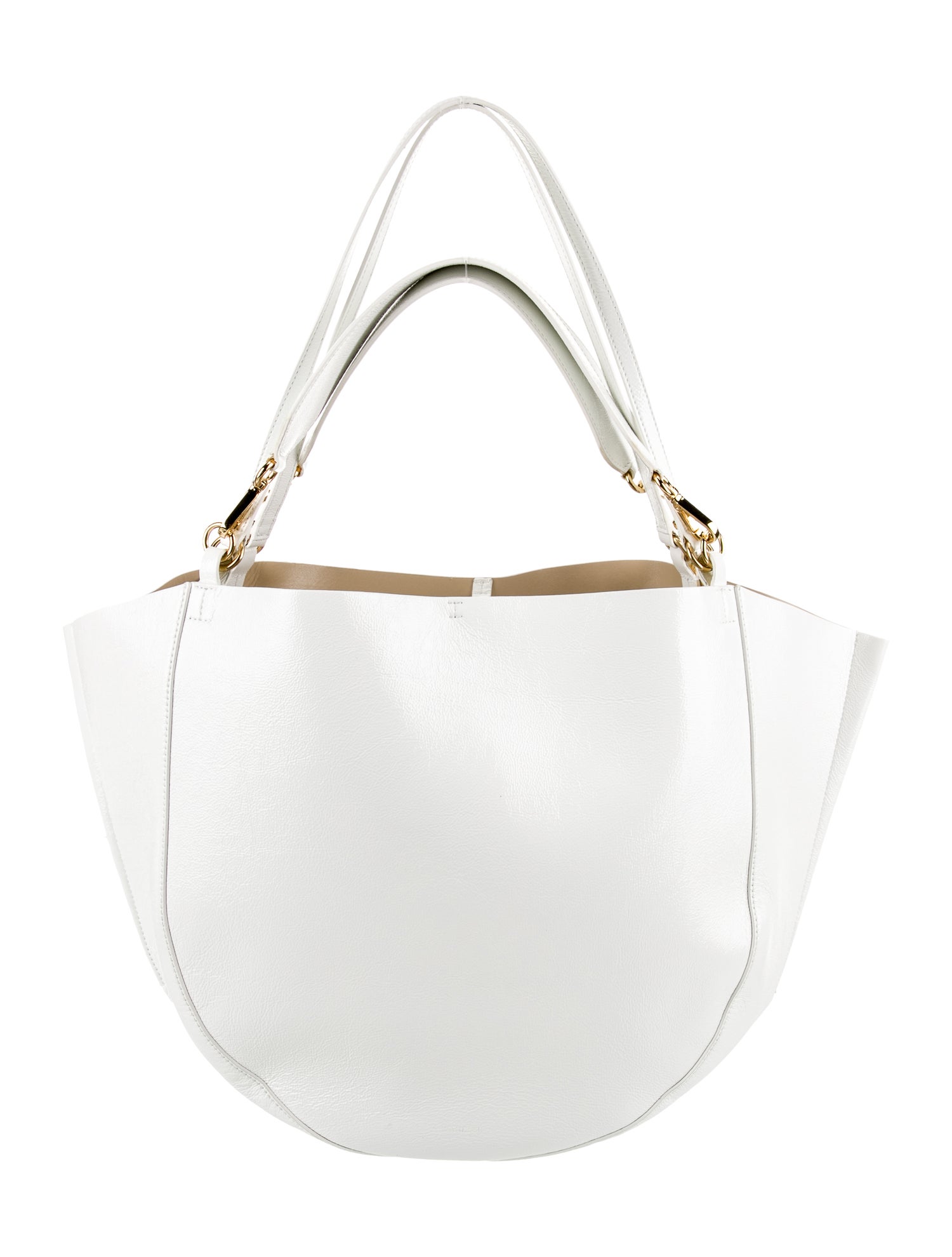 WANDLER Patent Leather Bucket Bag