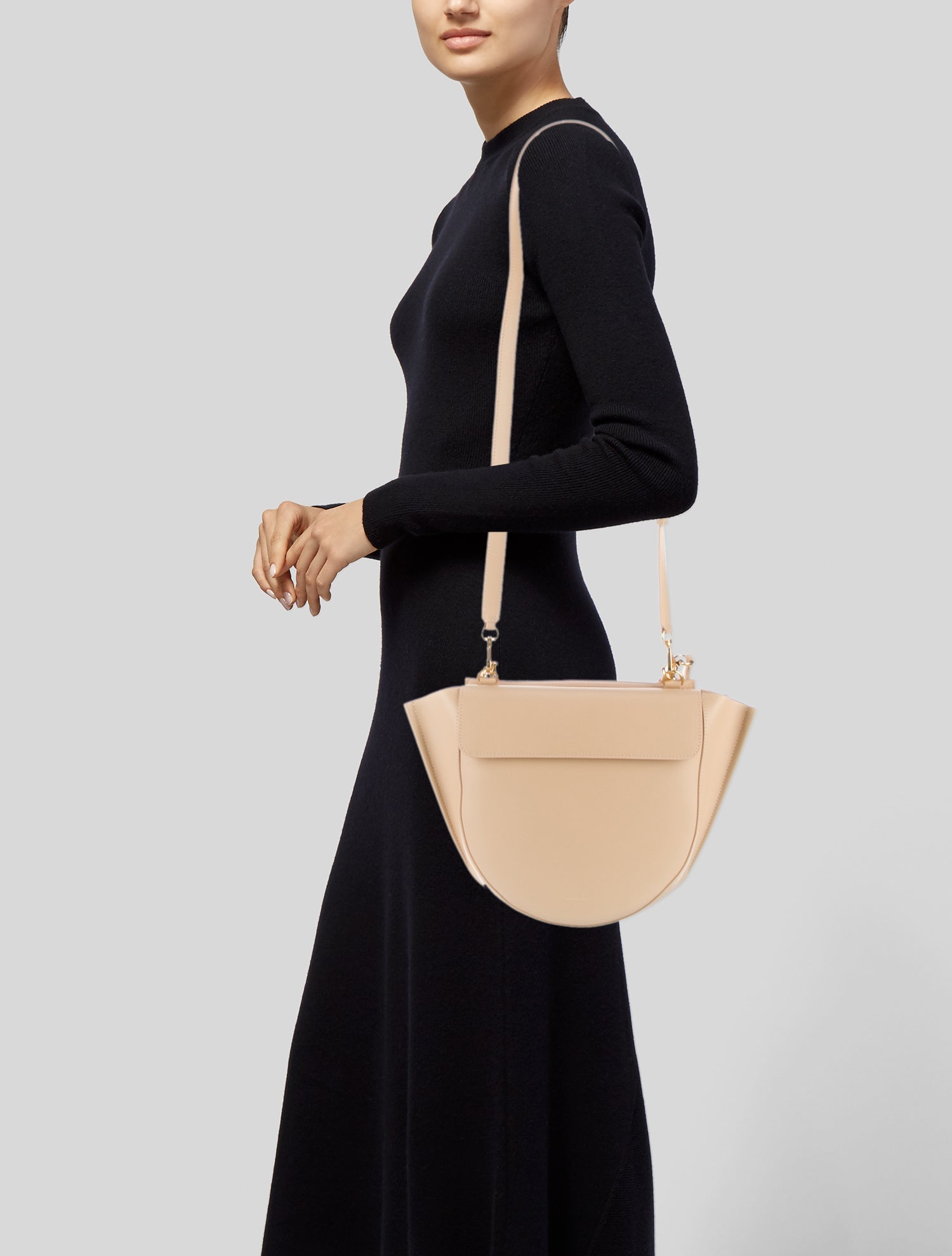 WANDLER Leather Bucket Bag
