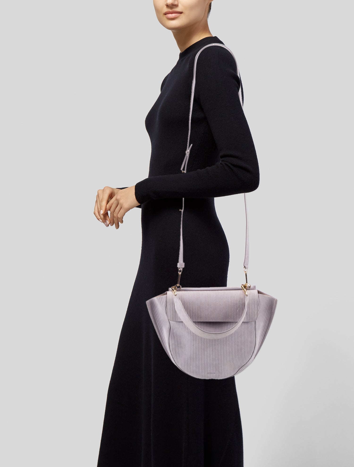 WANDLER Suede Shoulder Bag