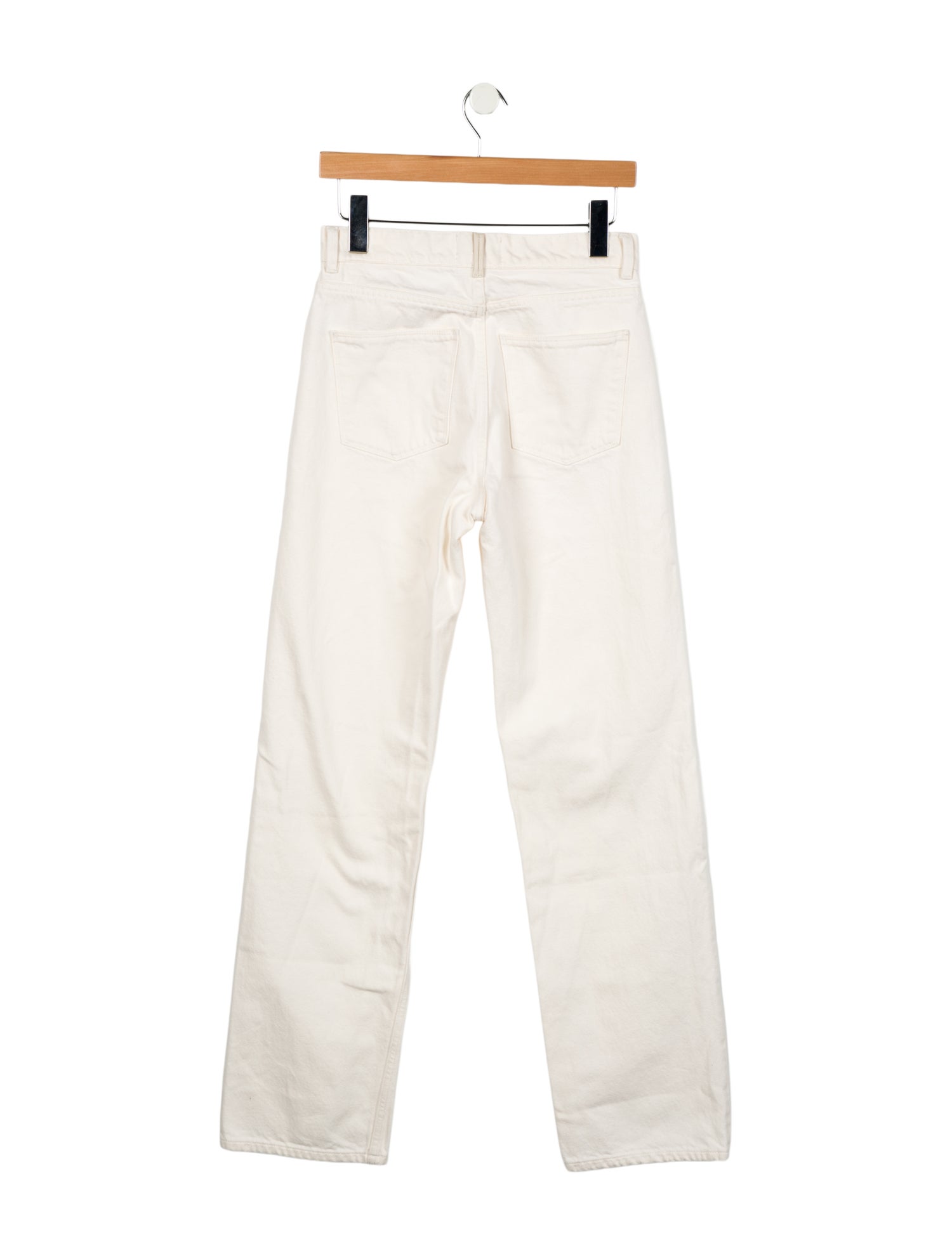 WANDLER High-Rise Straight Leg Jeans