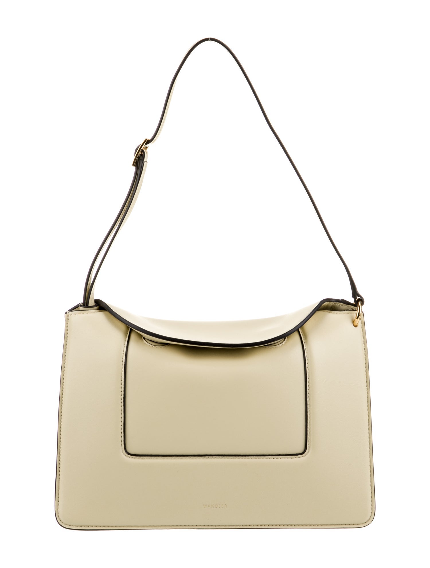 WANDLER Leather Top Handle Bag