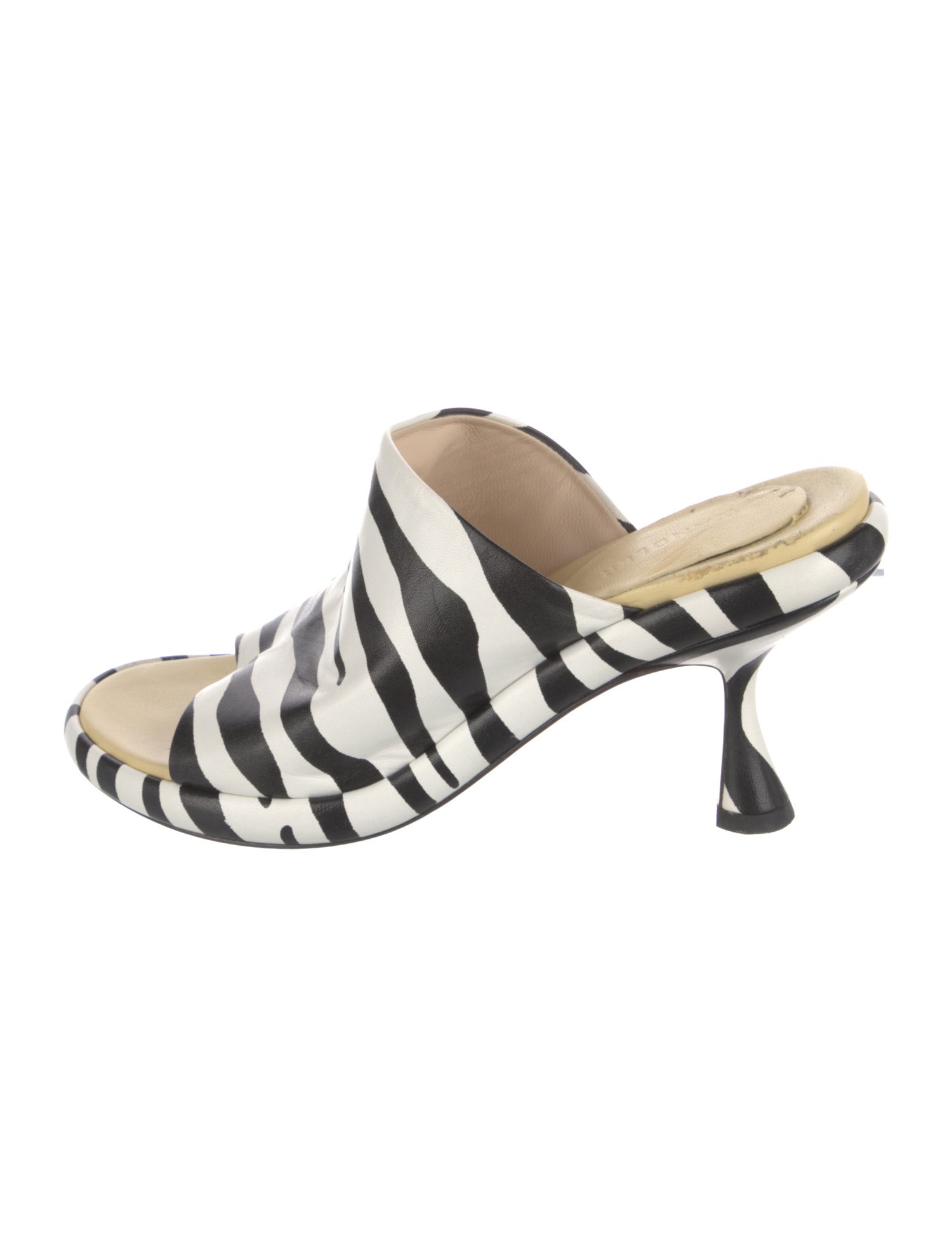 WANDLER Leather Printed Slides