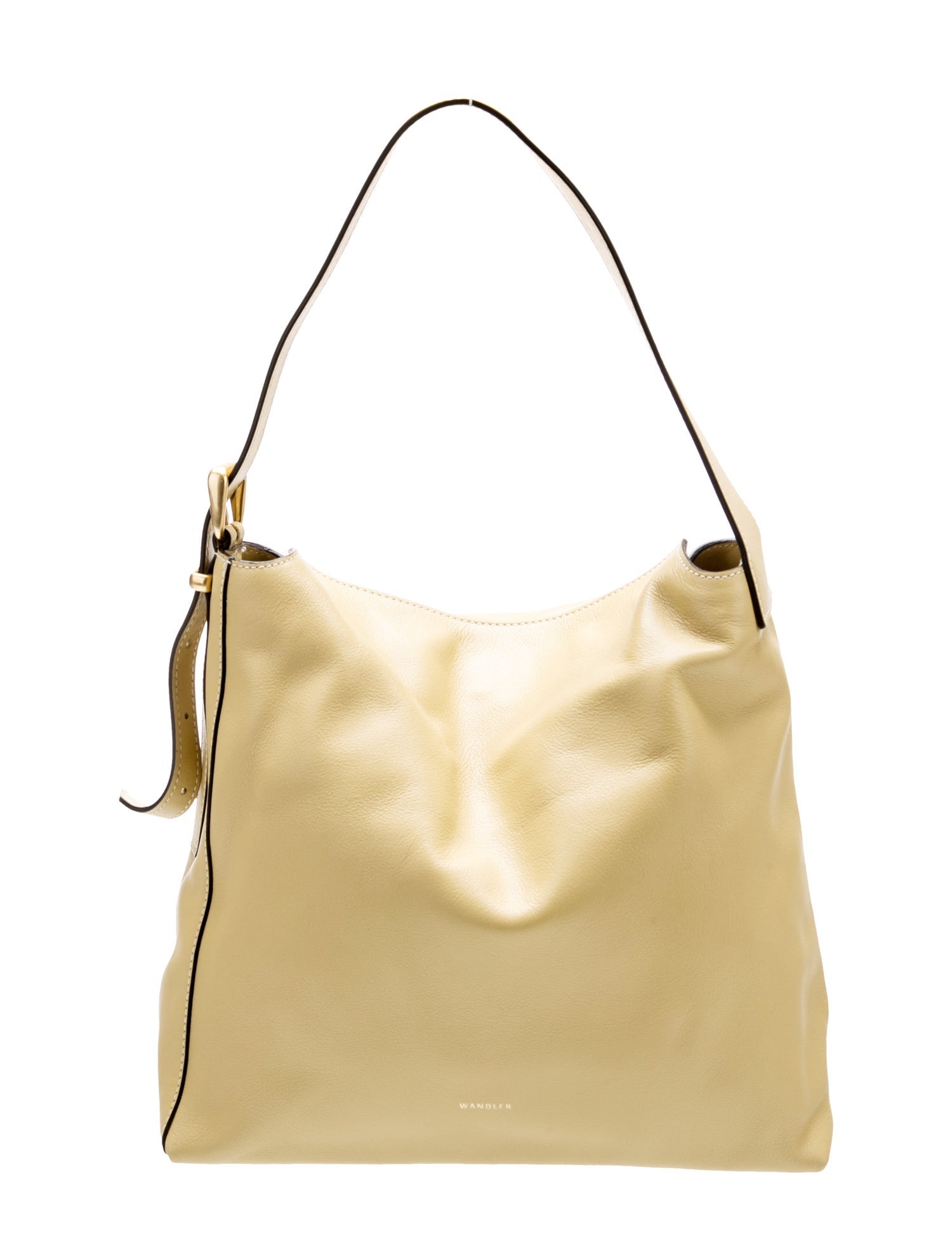 WANDLER Leather Top Handle Bag