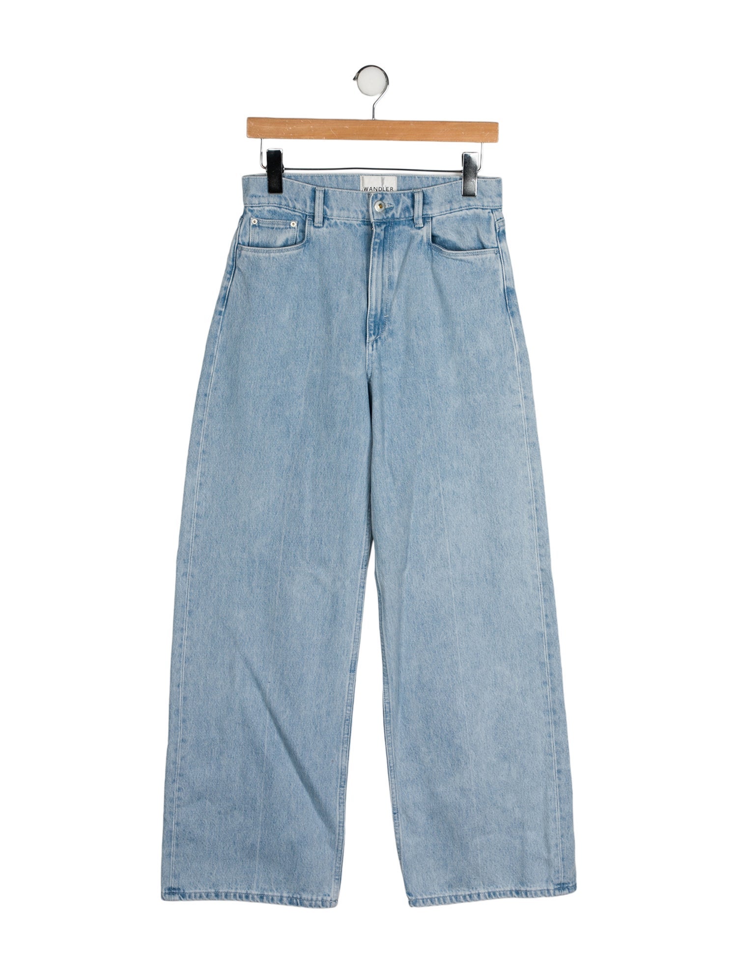 WANDLER High-Rise Wide Leg Jeans