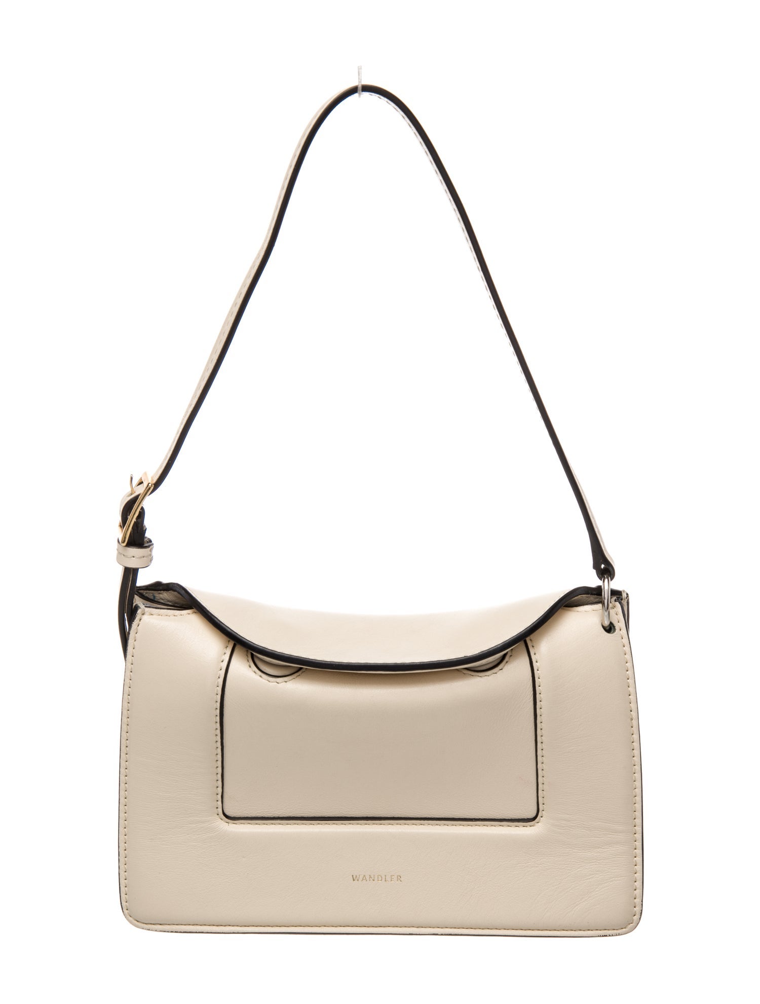 WANDLER Leather Top Handle Bag