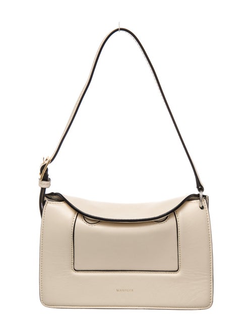 WANDLER Leather Top Handle Bag