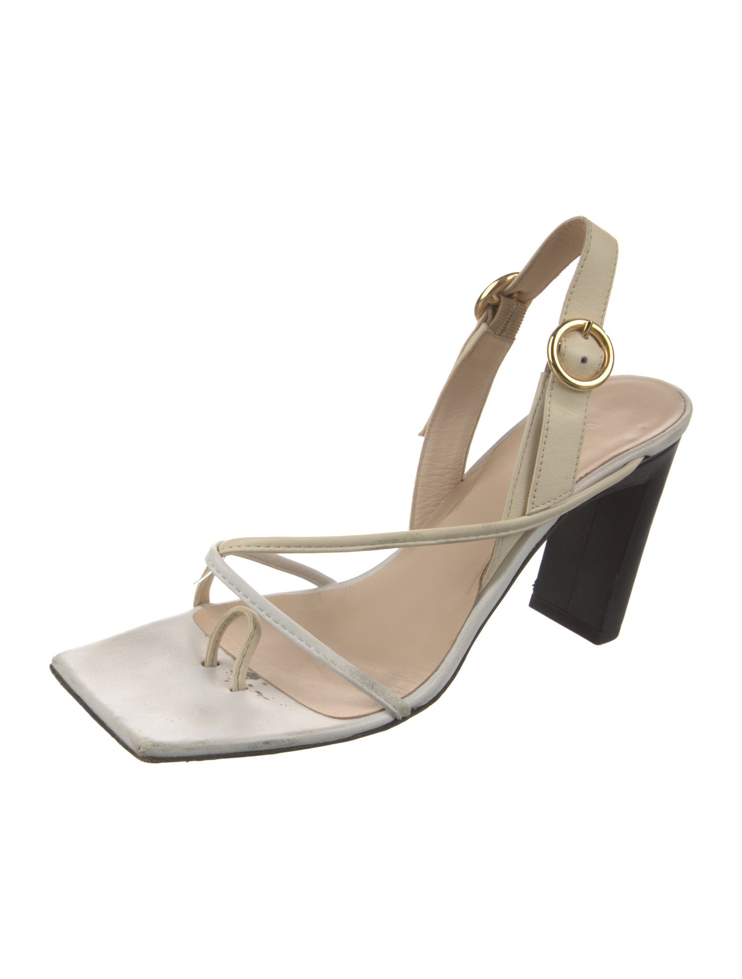 WANDLER Leather Slingback Sandals