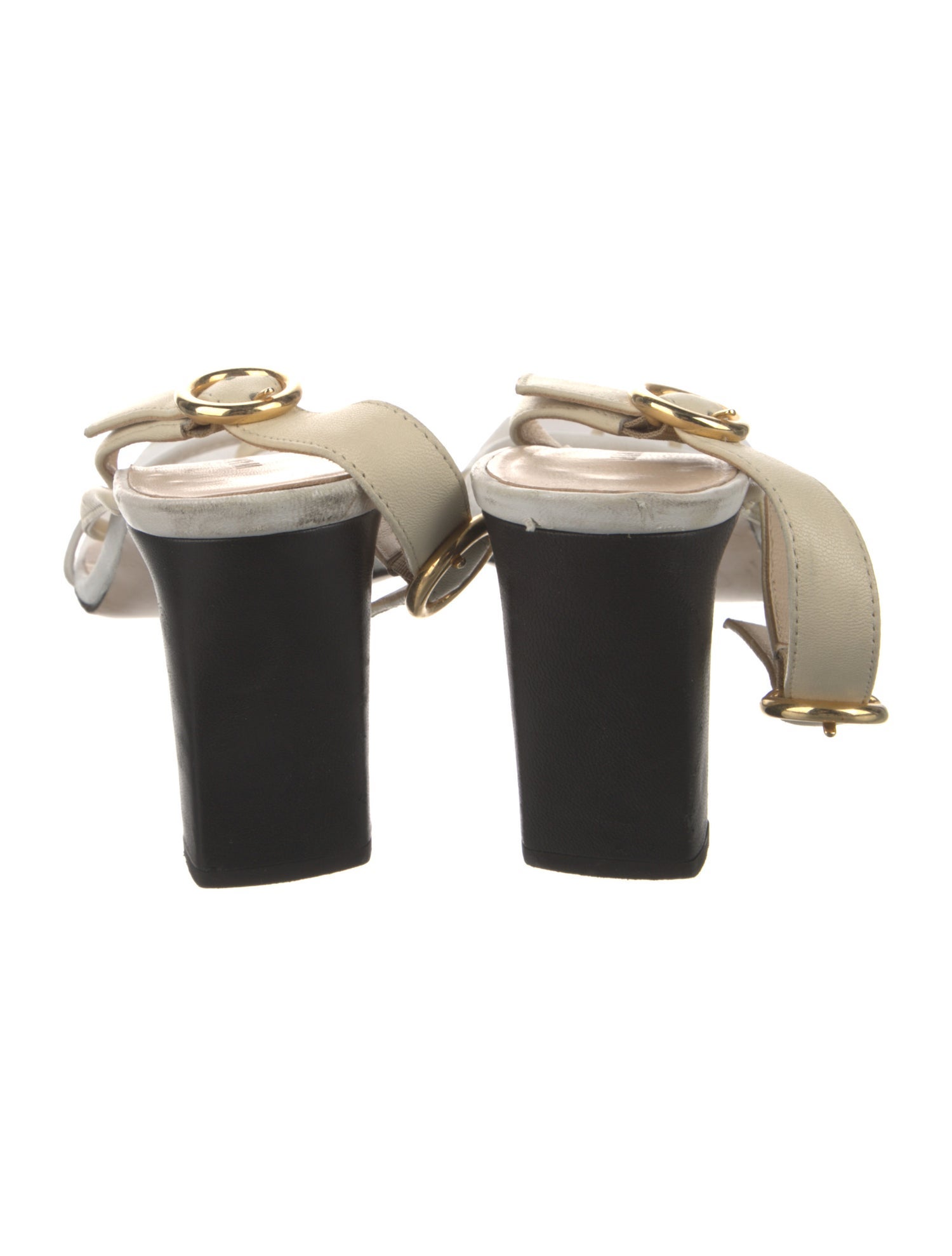 WANDLER Leather Slingback Sandals