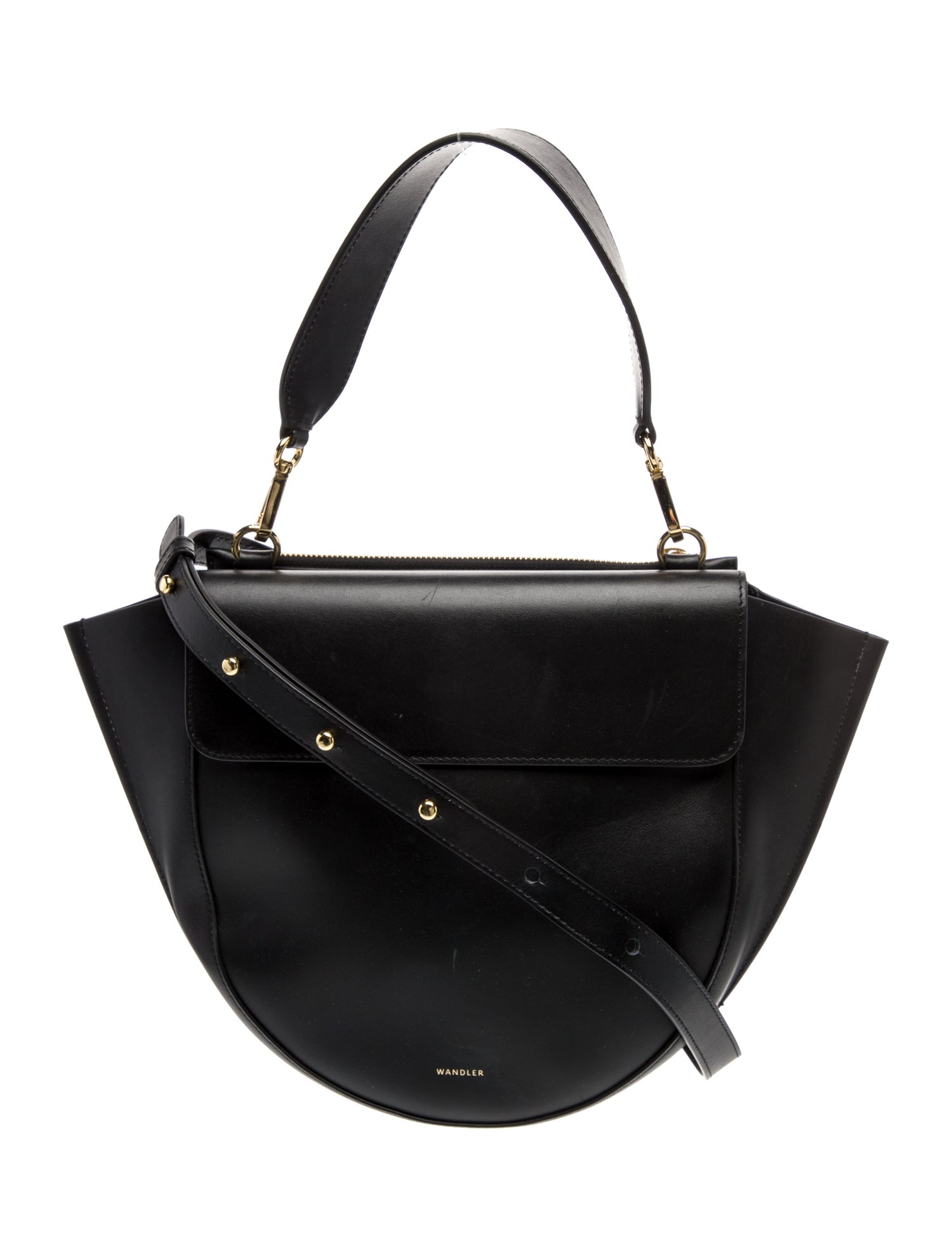 WANDLER Leather Bucket Bag