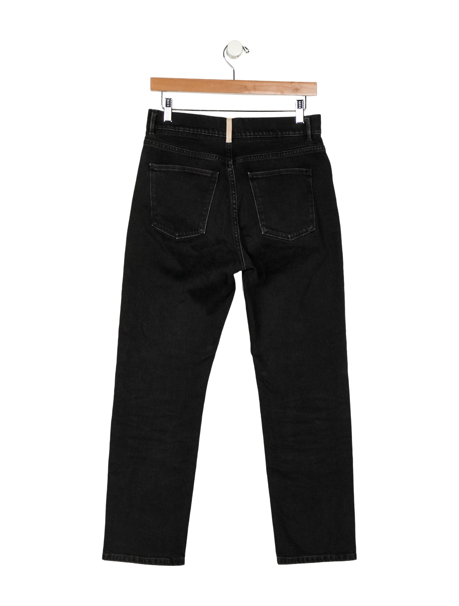 WANDLER High-Rise Straight Leg Jeans