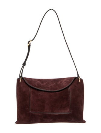WANDLER Suede Shoulder Bag