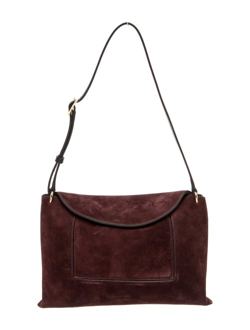 WANDLER Suede Shoulder Bag