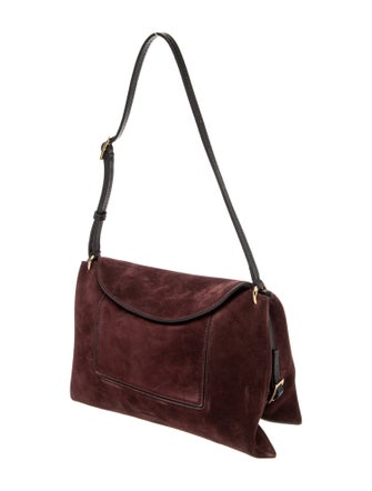 WANDLER Suede Shoulder Bag
