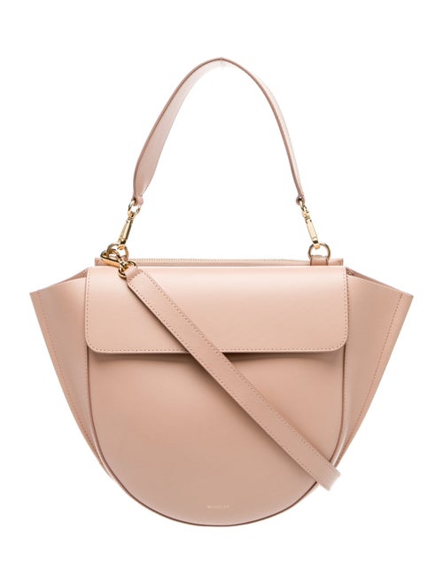 WANDLER Leather Top Handle Bag