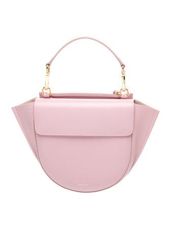 WANDLER Leather Top Handle Bag