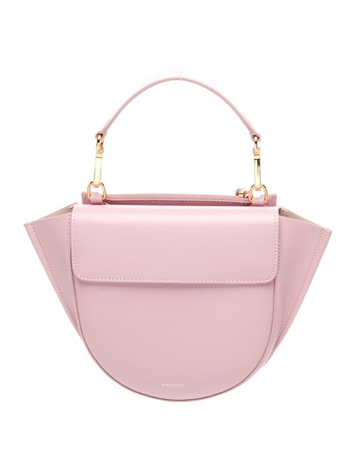 WANDLER Leather Top Handle Bag