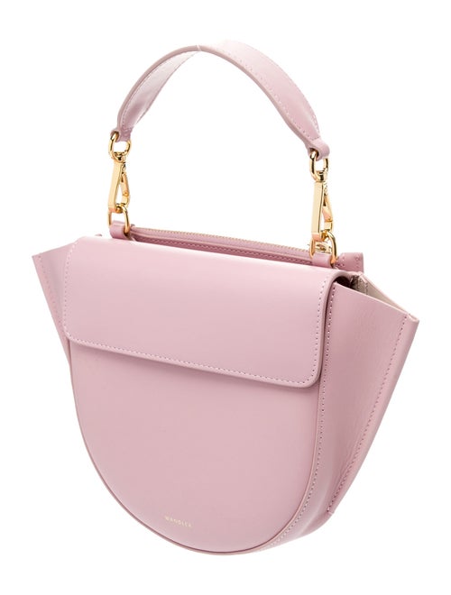 WANDLER Leather Top Handle Bag