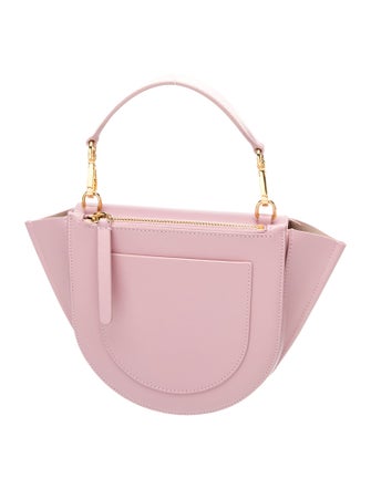 WANDLER Leather Top Handle Bag