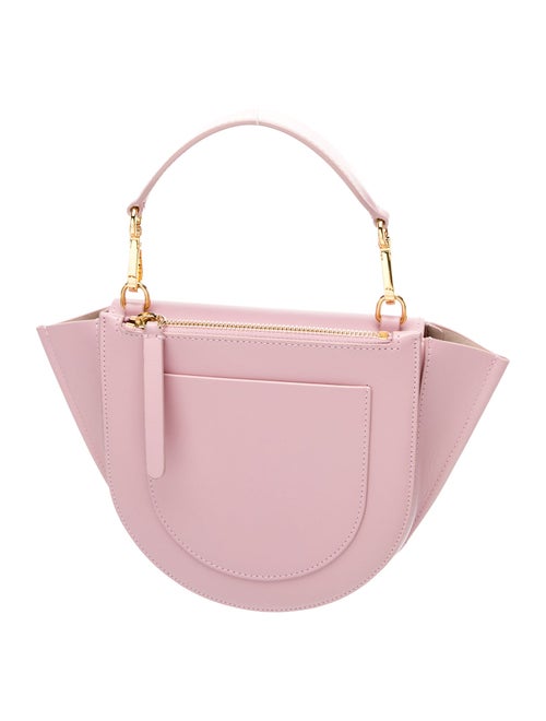 WANDLER Leather Top Handle Bag