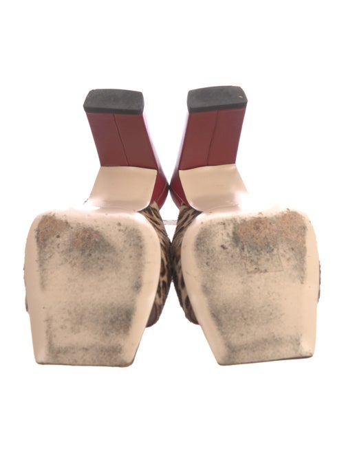 WANDLER Ponyhair Animal Print Slides