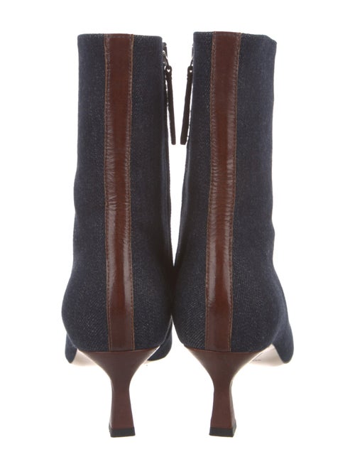 WANDLER Denim Crystal Embellishments Boots