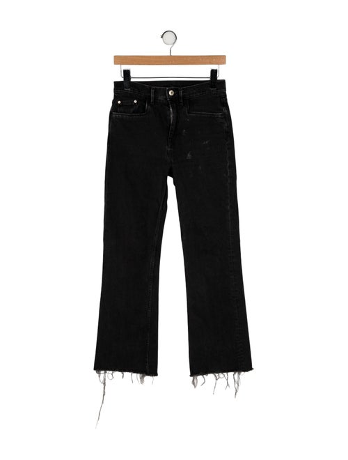 WANDLER Mid-Rise Wide Leg Jeans