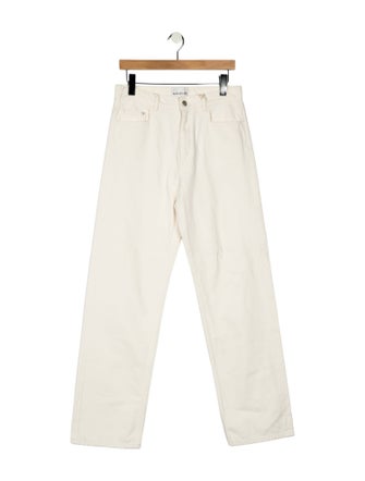 WANDLER High-Rise Straight Leg Jeans