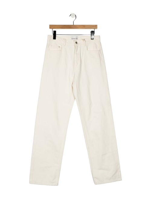 WANDLER High-Rise Straight Leg Jeans