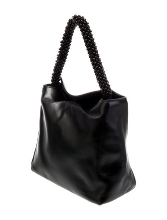 WANDLER Leather Top Handle Bag