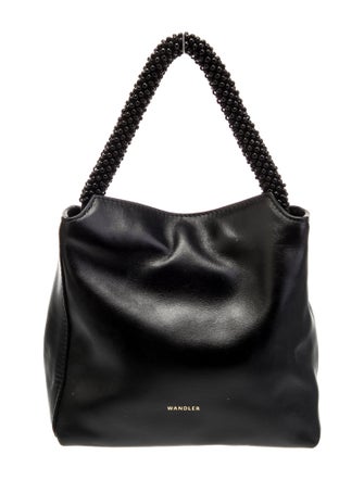 WANDLER Leather Top Handle Bag