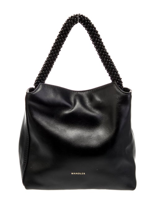 WANDLER Leather Top Handle Bag