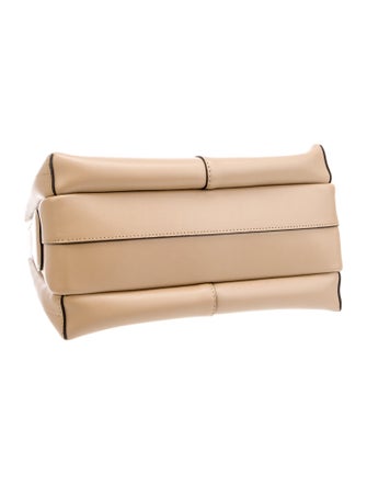 WANDLER Leather Top Handle Bag