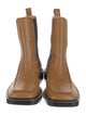 WANDLER Leather Colorblock Pattern Chelsea Boots