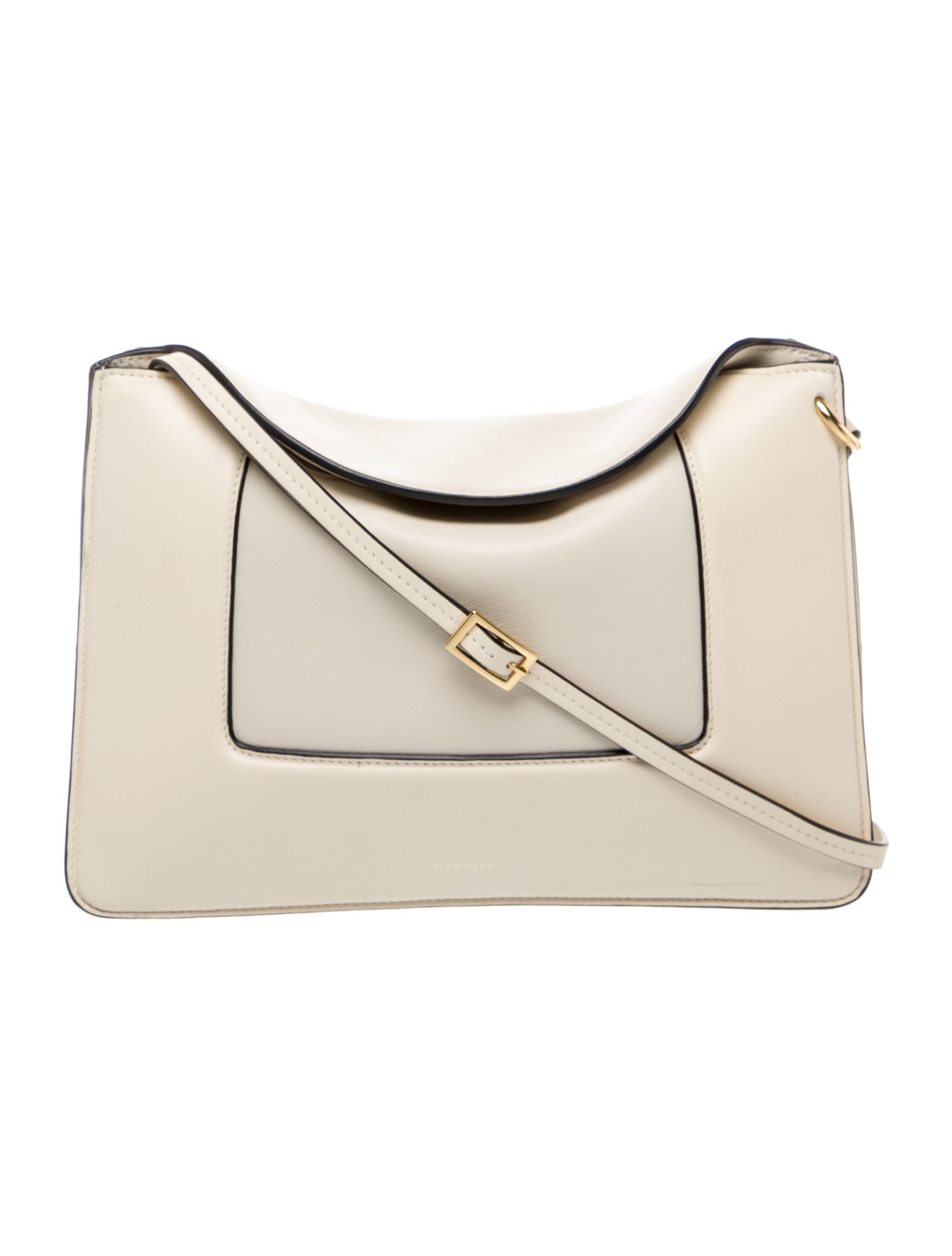 WANDLER Leather Top Handle Bag