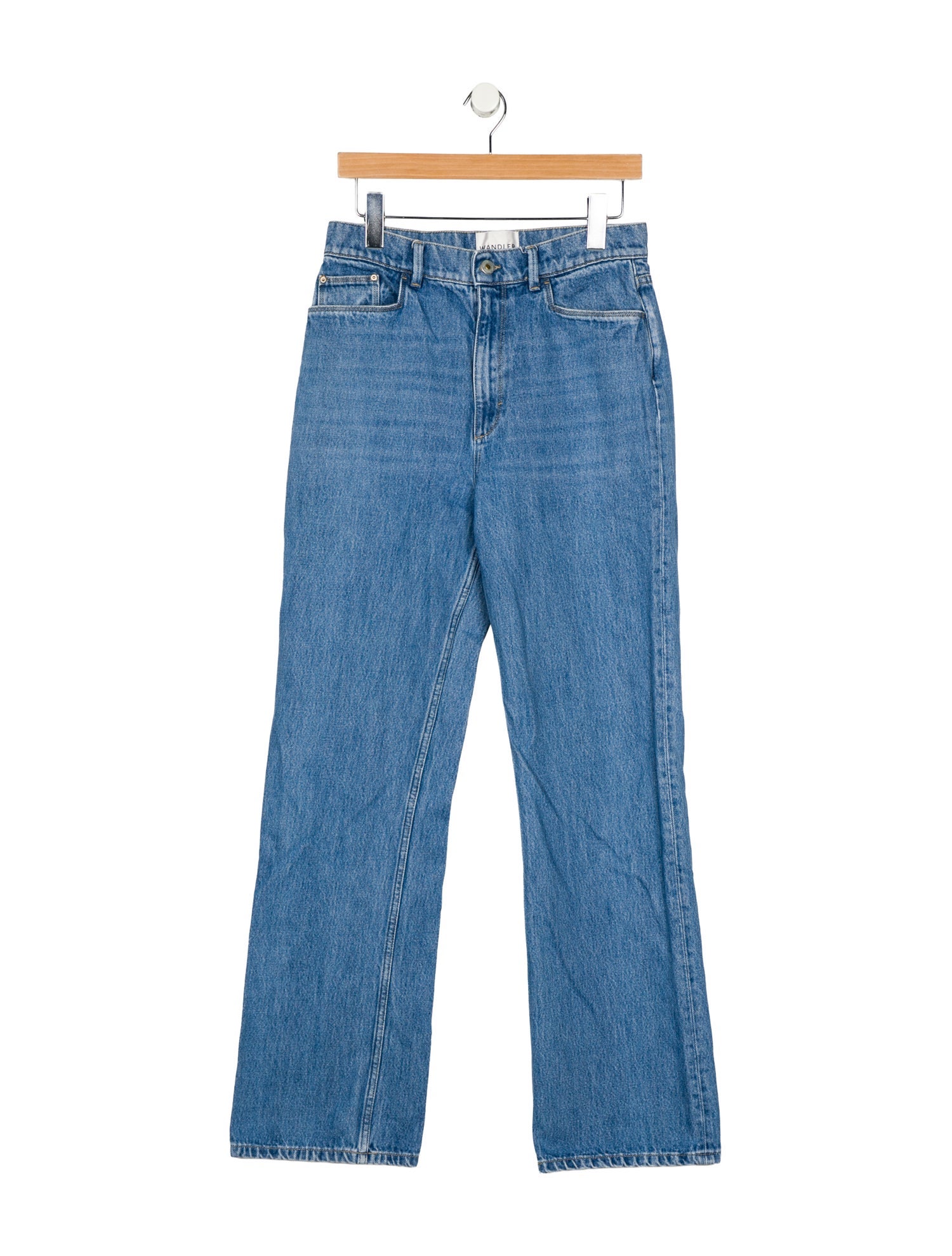 WANDLER High-Rise Wide Leg Jeans