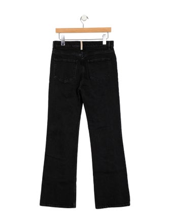WANDLER Mid-Rise Wide Leg Jeans