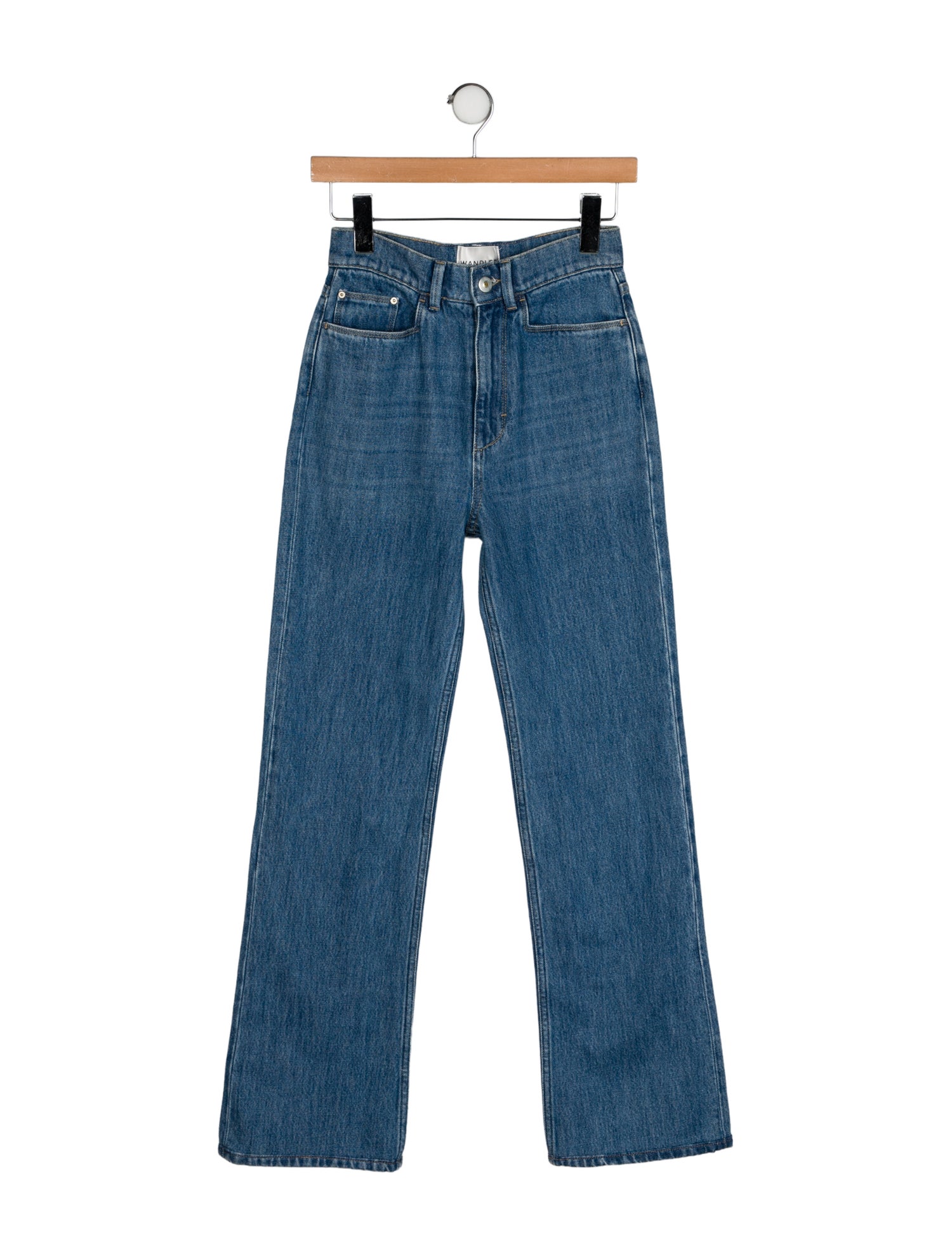 WANDLER High-Rise Wide Leg Jeans