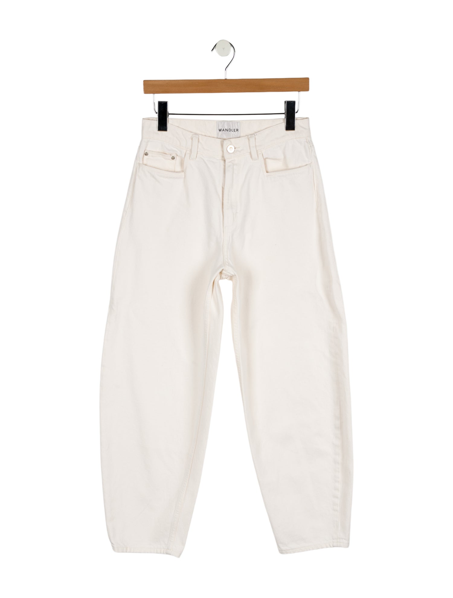 WANDLER High-Rise Straight Leg Jeans